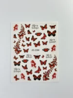 Nail Art Sticker Kendinden Yapışkanlı, Tırnak Süsleme, Tırnak Dövmesi Stikır 2366