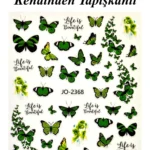 Nail Art Sticker Kendinden Yapışkanlı, Tırnak Süsleme, Tırnak Dövmesi Stikır 2368