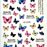 Nail Art Sticker Kendinden Yapışkanlı, Tırnak Süsleme, Tırnak Dövmesi Stikır 2370