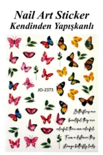 Nail Art Sticker Kendinden Yapışkanlı, Tırnak Süsleme, Tırnak Dövmesi Stikır 2373