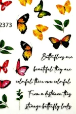 Nail Art Sticker Kendinden Yapışkanlı, Tırnak Süsleme, Tırnak Dövmesi Stikır 2373 - Görsel 2