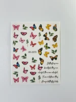 Nail Art Sticker Kendinden Yapışkanlı, Tırnak Süsleme, Tırnak Dövmesi Stikır 2373 - Görsel 3