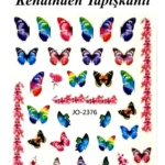 Nail Art Sticker Kendinden Yapışkanlı, Tırnak Süsleme, Tırnak Dövmesi Stikır 2376