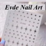 Nail Art Sticker Kendinden Yapışkanlı, Tırnak Süsleme, Tırnak Dövmesi Stikır 2406