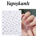 Nail Art Sticker Kendinden Yapışkanlı, Tırnak Süsleme, Tırnak Dövmesi Stikır 2407