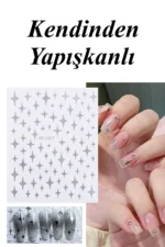 Nail Art Sticker Kendinden Yapışkanlı, Tırnak Süsleme, Tırnak Dövmesi Stikır 2407
