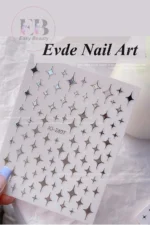 Nail Art Sticker Kendinden Yapışkanlı, Tırnak Süsleme, Tırnak Dövmesi Stikır 2407 - Görsel 3