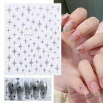 Nail Art Sticker Kendinden Yapışkanlı, Tırnak Süsleme, Tırnak Dövmesi Stikır 2407 - Görsel 4