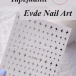 Nail Art Sticker Kendinden Yapışkanlı, Tırnak Süsleme, Tırnak Dövmesi Stikır 2408