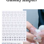 Nail Art Sticker Kendinden Yapışkanlı, Tırnak Süsleme, Tırnak Dövmesi Stikır 2409