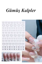 Nail Art Sticker Kendinden Yapışkanlı, Tırnak Süsleme, Tırnak Dövmesi Stikır 2409