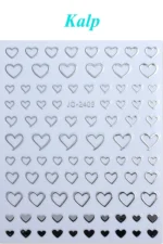 Nail Art Sticker Kendinden Yapışkanlı, Tırnak Süsleme, Tırnak Dövmesi Stikır 2409 - Görsel 3