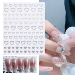 Nail Art Sticker Kendinden Yapışkanlı, Tırnak Süsleme, Tırnak Dövmesi Stikır 2409 - Görsel 4