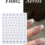 Nail Art Sticker Kendinden Yapışkanlı, Tırnak Süsleme, Tırnak Dövmesi Stikır 2410