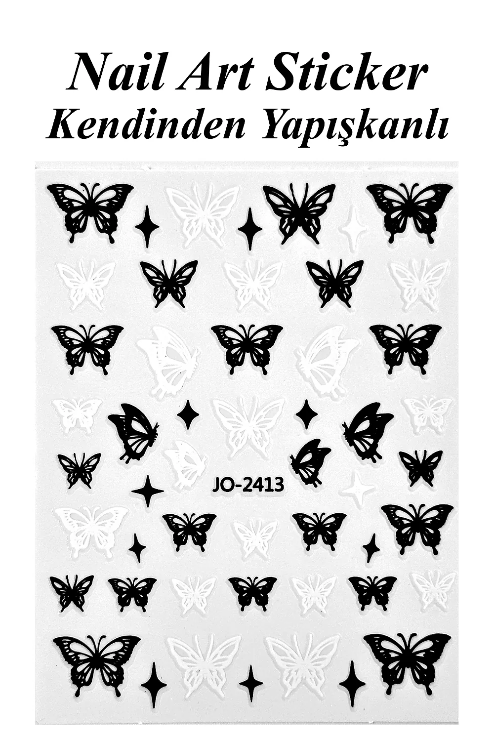 nail-art-sticker-kendinden-yapiskanli-tirnak-susleme-tirnak-dovmesi-stikir-2413-1 Nail Art Sticker Kendinden Yapışkanlı, Tırnak Süsleme, Tırnak Dövmesi Stikır 2413 - Görsel 1