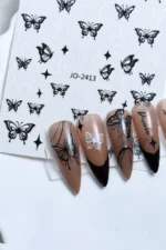 Nail Art Sticker Kendinden Yapışkanlı, Tırnak Süsleme, Tırnak Dövmesi Stikır 2413 - Görsel 3
