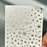 Nail Art Sticker Kendinden Yapışkanlı, Tırnak Süsleme, Tırnak Dövmesi Stikır 2438G