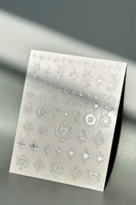 Nail Art Sticker Kendinden Yapışkanlı, Tırnak Süsleme, Tırnak Dövmesi Stikır 2439G - Görsel 2
