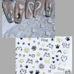 Nail Art Sticker Kendinden Yapışkanlı, Tırnak Süsleme, Tırnak Dövmesi Stikır 2447SA