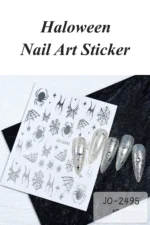 Nail Art Sticker Kendinden Yapışkanlı, Tırnak Süsleme, Tırnak Dövmesi Stikır 2495G