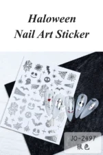 Nail Art Sticker Kendinden Yapışkanlı, Tırnak Süsleme, Tırnak Dövmesi Stikır 2497G