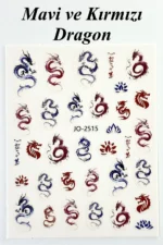 Nail Art Sticker Kendinden Yapışkanlı, Tırnak Süsleme, Tırnak Dövmesi Stikır 2515 - Görsel 2