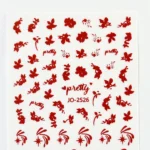 Nail Art Sticker Kendinden Yapışkanlı, Tırnak Süsleme, Tırnak Dövmesi Stikır 2526