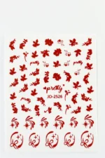 Nail Art Sticker Kendinden Yapışkanlı, Tırnak Süsleme, Tırnak Dövmesi Stikır 2526