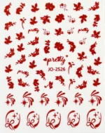 Nail Art Sticker Kendinden Yapışkanlı, Tırnak Süsleme, Tırnak Dövmesi Stikır 2526 - Görsel 2