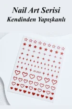 Nail Art Sticker Kendinden Yapışkanlı, Tırnak Süsleme, Tırnak Dövmesi Stikır 2527 - Görsel 3