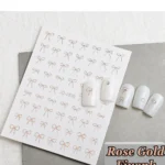 Nail Art Sticker Kendinden Yapışkanlı, Tırnak Süsleme, Tırnak Dövmesi Stikır 2530BAKIR
