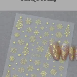 Nail Art Sticker Kendinden Yapışkanlı, Tırnak Süsleme, Tırnak Dövmesi Stikır 2683A