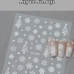Nail Art Sticker Kendinden Yapışkanlı, Tırnak Süsleme, Tırnak Dövmesi Stikır 2683B