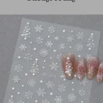 Nail Art Sticker Kendinden Yapışkanlı, Tırnak Süsleme, Tırnak Dövmesi Stikır 2683G