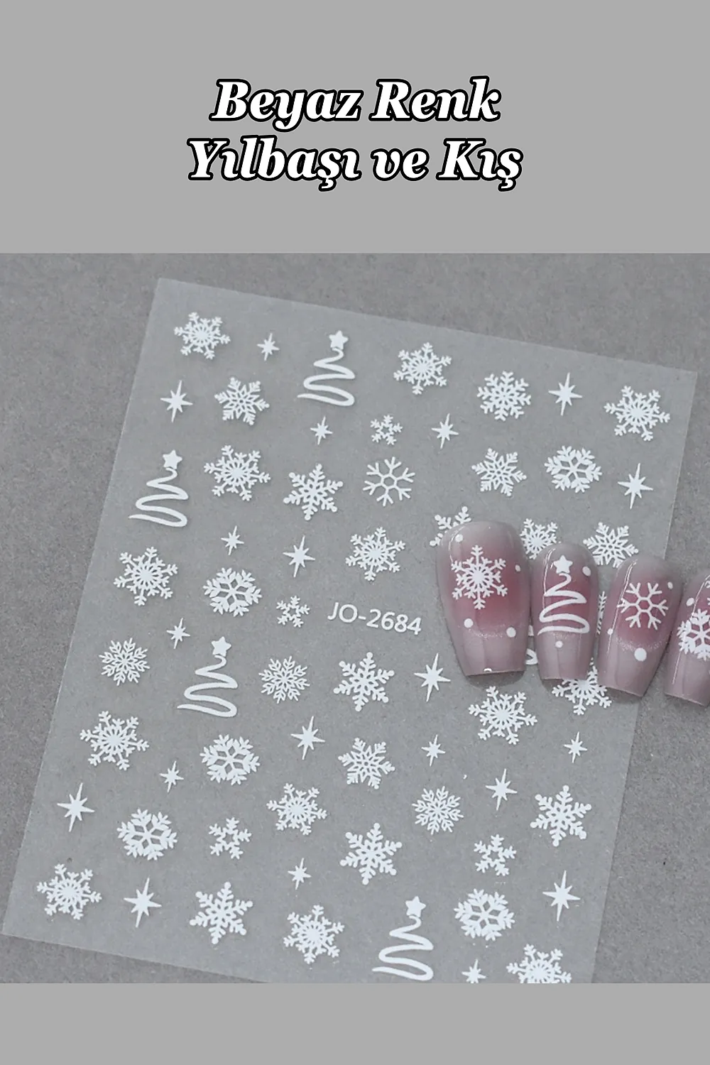 nail-art-sticker-kendinden-yapiskanli-tirnak-susleme-tirnak-dovmesi-stikir-2684b-1 Nail Art Sticker Kendinden Yapışkanlı, Tırnak Süsleme, Tırnak Dövmesi Stikır 2684B - Görsel 1