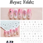 Nail Art Sticker Kendinden Yapışkanlı, Tırnak Süsleme, Tırnak Dövmesi Stikır 353G