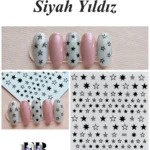 Nail Art Sticker Kendinden Yapışkanlı, Tırnak Süsleme, Tırnak Dövmesi Stikır 353S