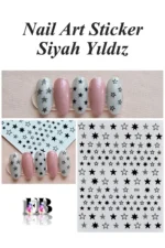 Nail Art Sticker Kendinden Yapışkanlı, Tırnak Süsleme, Tırnak Dövmesi Stikır 353S