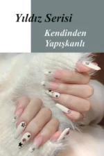 Nail Art Sticker Kendinden Yapışkanlı, Tırnak Süsleme, Tırnak Dövmesi Stikır 353S - Görsel 3
