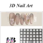 Nail Art Sticker Kendinden Yapışkanlı, Tırnak Süsleme, Tırnak Dövmesi Stikır 5D001
