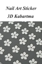 Nail Art Sticker Kendinden Yapışkanlı, Tırnak Süsleme, Tırnak Dövmesi Stikır 5D001 - Görsel 2
