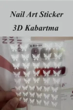 Nail Art Sticker Kendinden Yapışkanlı, Tırnak Süsleme, Tırnak Dövmesi Stikır 5D009 - Görsel 4