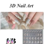 Nail Art Sticker Kendinden Yapışkanlı, Tırnak Süsleme, Tırnak Dövmesi Stikır 5D012