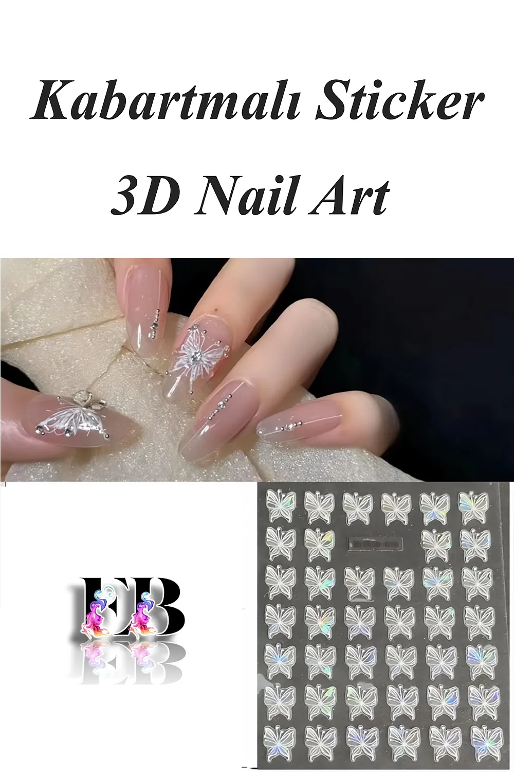 nail-art-sticker-kendinden-yapiskanli-tirnak-susleme-tirnak-dovmesi-stikir-5d018-1 Nail Art Sticker Kendinden Yapışkanlı, Tırnak Süsleme, Tırnak Dövmesi Stikır 5D018 - Görsel 1
