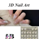 Nail Art Sticker Kendinden Yapışkanlı, Tırnak Süsleme, Tırnak Dövmesi Stikır 5D020