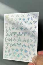 Nail Art Sticker Kendinden Yapışkanlı, Tırnak Süsleme, Tırnak Dövmesi Stikır 784 - Görsel 5