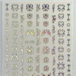 Nail Art Sticker Kendinden Yapışkanlı, Tırnak Süsleme, Tırnak Dövmesi Stikır 785