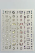 Nail Art Sticker Kendinden Yapışkanlı, Tırnak Süsleme, Tırnak Dövmesi Stikır 785