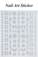 Nail Art Sticker Kendinden Yapışkanlı, Tırnak Süsleme, Tırnak Dövmesi Stikır 785 - Görsel 3