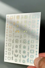 Nail Art Sticker Kendinden Yapışkanlı, Tırnak Süsleme, Tırnak Dövmesi Stikır 785 - Görsel 5